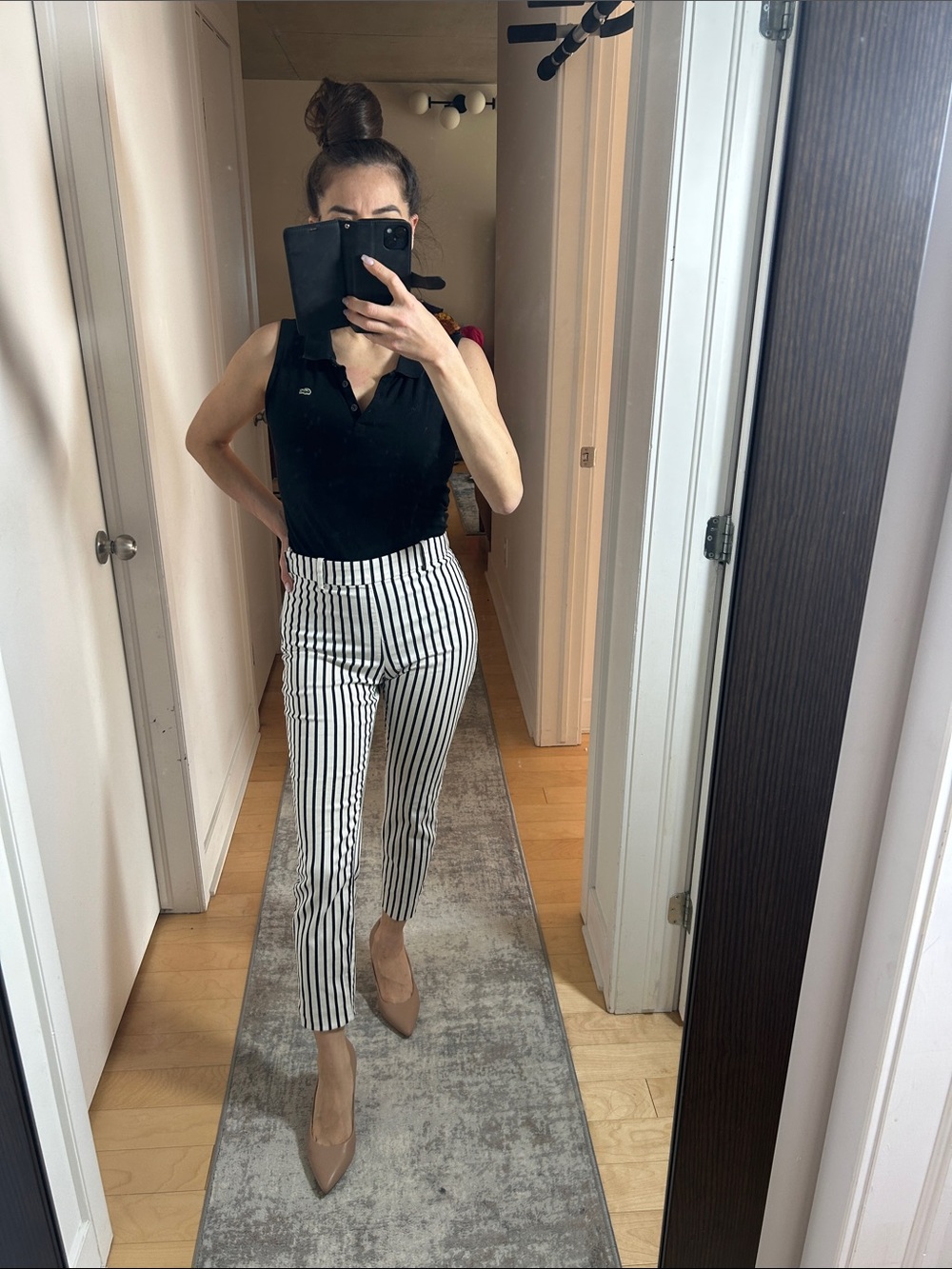 H&M Cropped Ankle Pants w/ Side Slit – Stretchy, Chic & Flattering